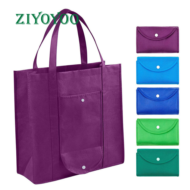 Non Woven Shopping Bag, Recycle Custom Logo Reusable Shopping Bags With Logos, ECO Friendly Foldable Shopping Bag