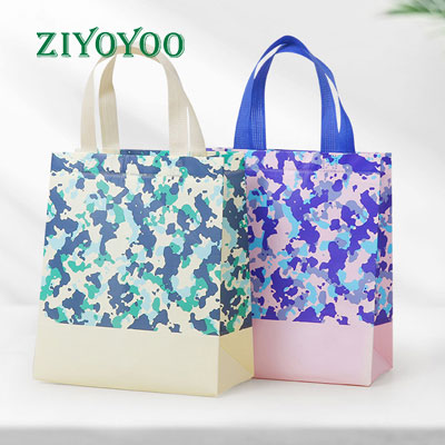 pp non woven foldable shopping bags with logo