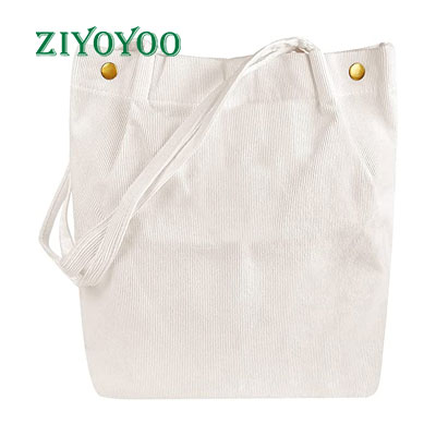 Shoulder Bag Corduroy with Inner Pocket