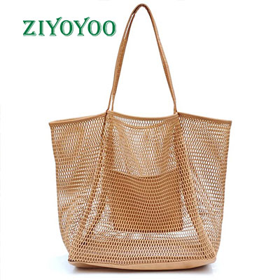 mesh beach bag