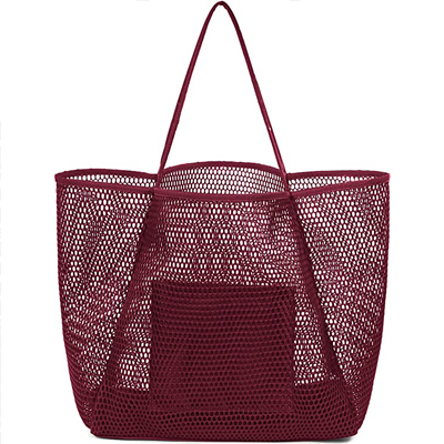 mesh tote bag