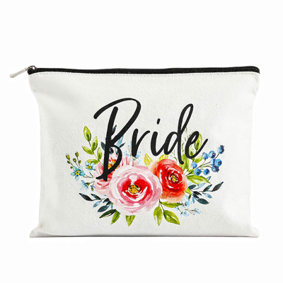 Wedding Gifts Canvas Cosmetic Bags