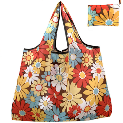 rpet foldable polyester tote shopping bag