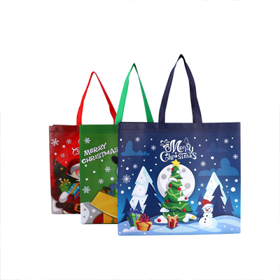 christmas promotion non woven bags