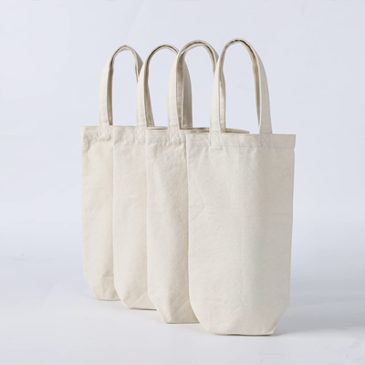 small zipper cotton canvas tote bags