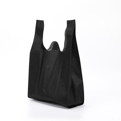 100% pp non woven fabric t-shirt supermarket shopping bag