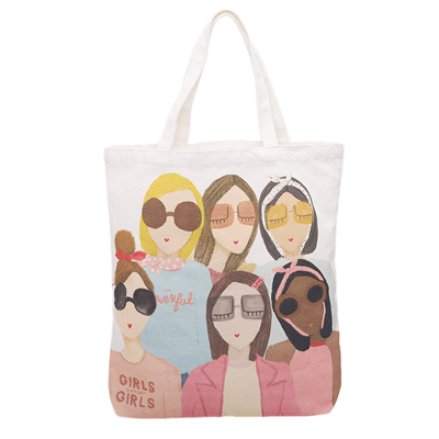 Aesthetic Women's Canvas Shopping Tote Bags