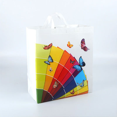 Butterfly Printing Non-woven Shopping Tote Bag